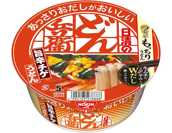 日清のあっさりおだしがおいしいどん兵衛 旨辛チゲうどん