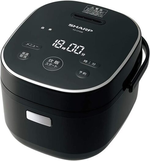 シャープ(SHARP)「マイコン式炊飯器 KS-CF05B-B」