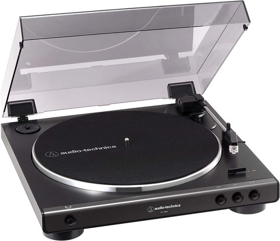 今売れているレコードプレーヤー：オーディオテクニカ「フルオートレコードプレーヤー ダークガンメタリック AT-LP60X DGM」