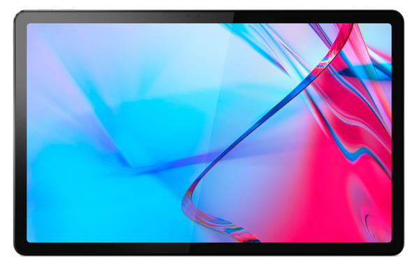 au「Lenovo Tab P11 5G LET01」。写真のムーンホワイトのほかストームグレーがあります