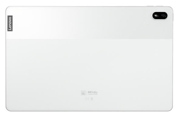 au「Lenovo Tab P11 5G LET01」。写真のムーンホワイトのほかストームグレーがあります