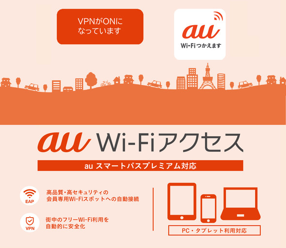 プレミアム会員であれば、より安全にWi-Fiスポットを利用できます