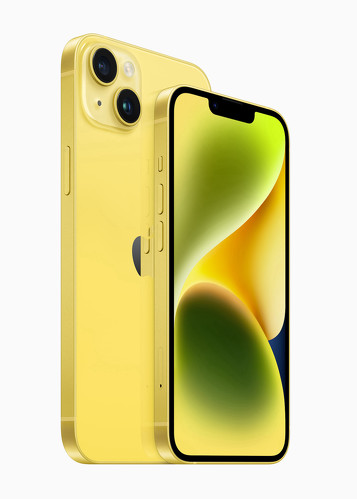 今季「iPhone 14/14 Plus」として登場した「イエロー」は、2019年9月の「iPhone 11」で採用されて以来、3年半ぶりの登場でした。