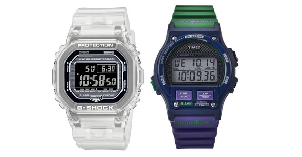 カシオ「DW-B5600G-7JF」、タイメックス「TW5M54600」