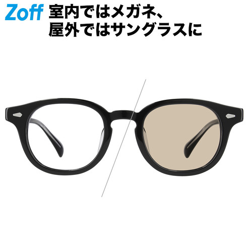 7位：「ウェリントン型 調光サングラス ブラック レンズの色が変わるサングラス」