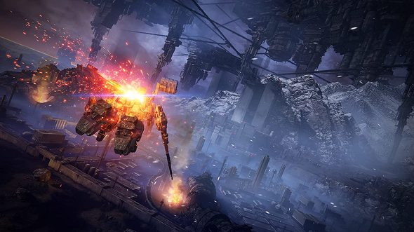 今売れているPS5のソフト（SF）：フロムソフトウェア「ARMORED CORE 6 FIRES OF RUBICON」