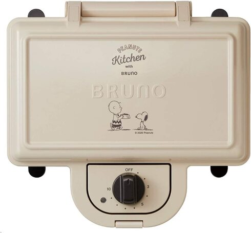 BRUNO(ブルーノ)「ホットサンドメーカー PEANUTS BOE069-ECRU」