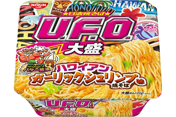 日清食品 日清焼そばU.F.O. 大盛 ハワイアンガーリックシュリンプ味焼そば
