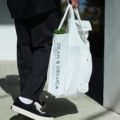 DEAN & DELUCA「ショッピングバッグ ホワイト」
