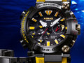 G-SHOCK＆FROGMANのダブルアニバーサリー限定モデルが登場　イエローが映える最高峰メタル仕様！