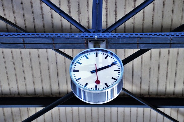 駅の時計