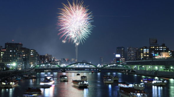 関東の花火大会:第46回隅田川花火大会/7月29日開催