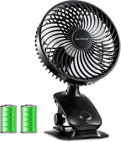 今売れているアウトドア用扇風機：Keynice「USB充電式 クリップ＆卓上扇風機 KN-618」