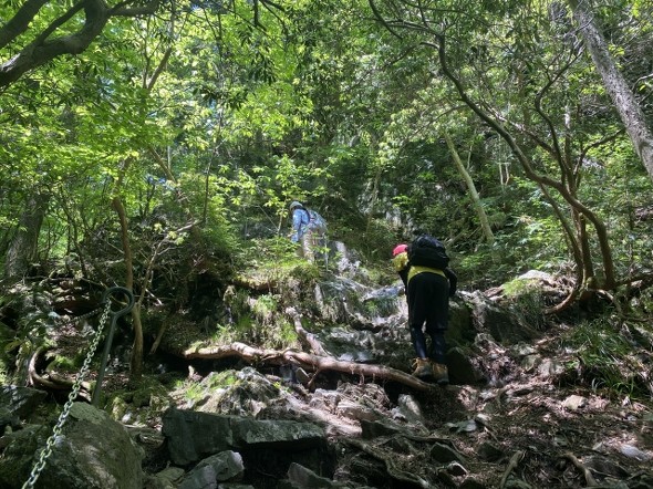 夏休み登山