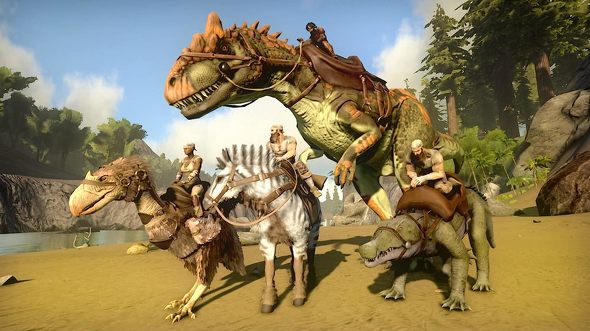 ニンテンドースイッチのオープンワールドゲーム：スパイク・チュンソフト「ARK：Survival Evolved」