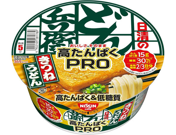 日清食品 日清のどん兵衛PRO 高たんぱく&低糖質 きつねうどん