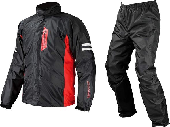 今売れているバイク用レインウエア：コミネ「RK-539 ブレスターレインウエア フィアート」