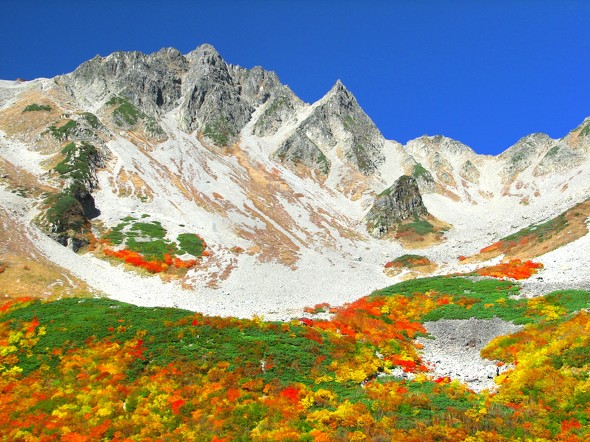 9月から紅葉が楽しめる登山スポット