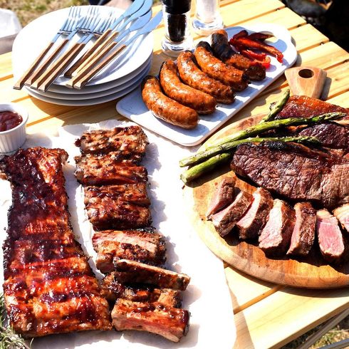バーベキュー食材セット:The Meat Guy「ミートガイ BBQ バーベキューセットA(合計約2.5kg 4〜7人前)」