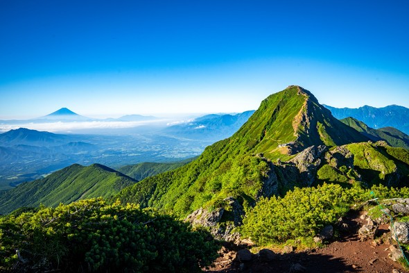 登山者が多い標高が高い山