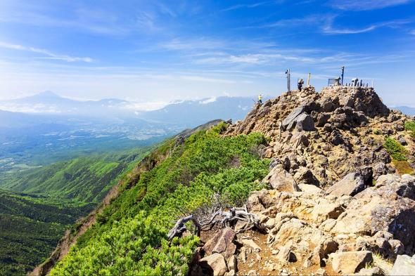 「甲信越エリア」で登山者が多い山