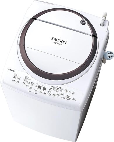東芝（TOSHIBA）「タテ型洗濯乾燥機 ZABOON AW-8VM2（W）」