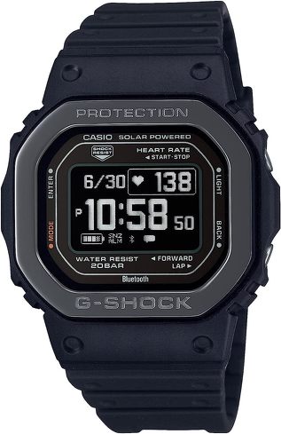 ランニングウォッチ：G-SHOCK「G-SQUAD DW-H5600MB-1JR メンズ ブラック」