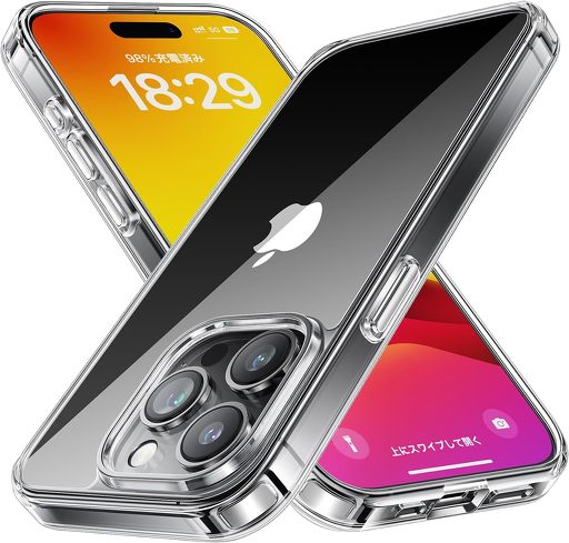 今売れているクリアiPhone 15ケース：NIMASO「iPhone 15 Pro用 クリアケース（氷星シリーズ）NSC23H747」