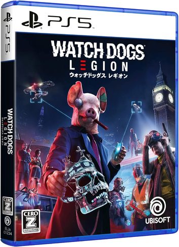 PS5のソフト（ステルス）：Ubisoft「ウォッチドッグス レギオン」