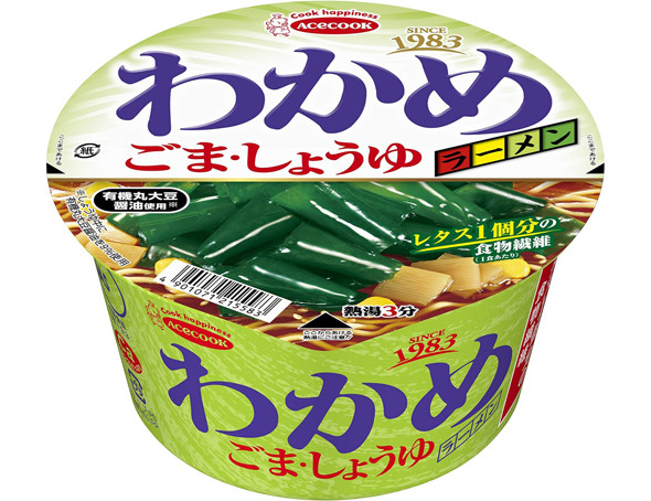エースコック わかめラーメン ごま・しょうゆ