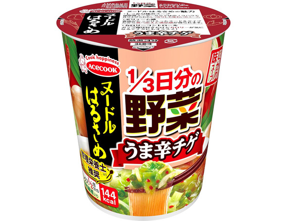 エースコック ヌードルはるさめ 1/3日分の野菜 うま辛チゲ
