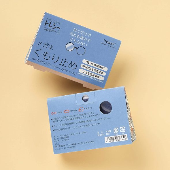 眼鏡の曇り止め