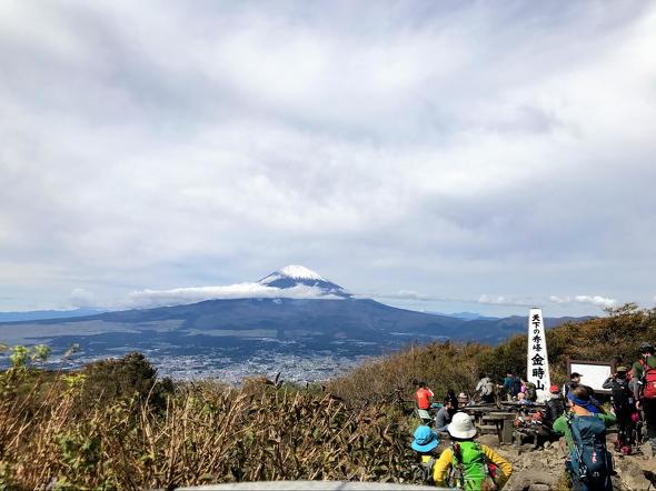 富士山が見える山