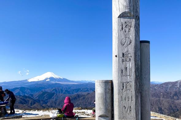 富士山が見える山