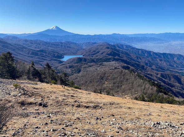 富士山が見える山