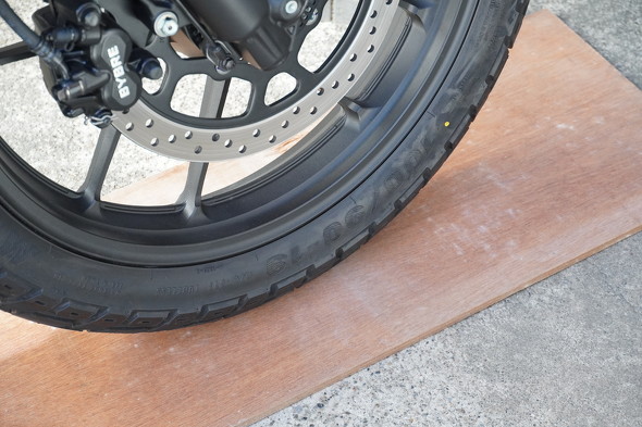 バイクの冬眠