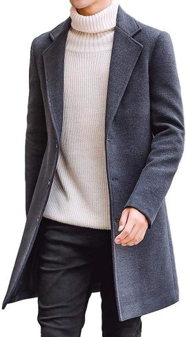 チェスターコート：ベンケ「チェスターコート 秋冬 ウール M〜3XL」