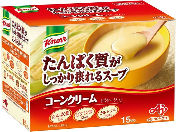 味の素 クノール　たんぱく質がしっかり摂れるスープ コーンクリーム