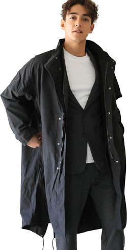 ナノ・ユニバースのコート：「WEB限定／3way モッズコート」
