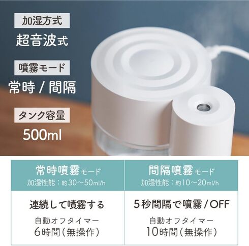 THANKO「トルネード加湿器」