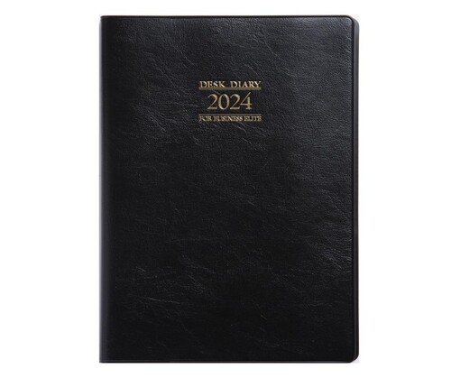 高橋書店「手帳 2024年 A5 ウィークリー 黒 No.67」