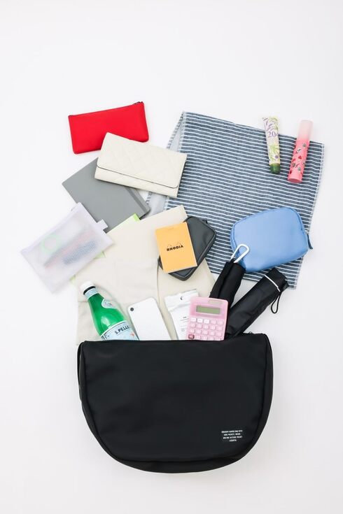 宝島社「荷物がスッキリ入る 整頓上手なハーフムーンBAG BOOK」