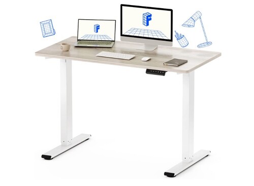 FLEXISPOT「電動式スタンディングデスク（120（幅）×60（奥行）cm メモリー機能付き）」