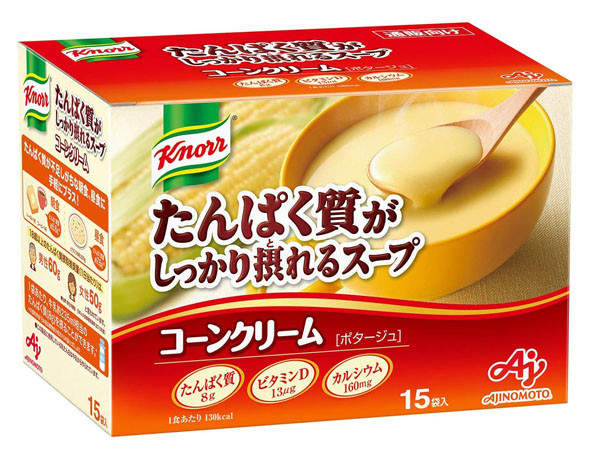 味の素 クノール　たんぱく質がしっかり摂れるスープ コーンクリーム