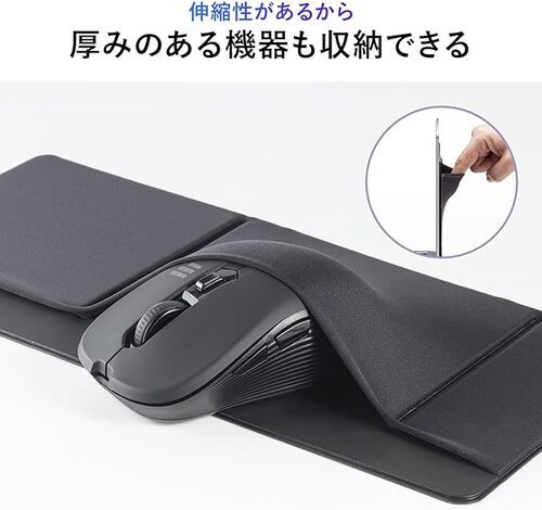 サンワダイレクト「ガジェット用ポケット 200-INPK1BK」