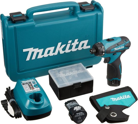 今売れている電動ドリルドライバー：マキタ「可変速 充電式ドライバドリル 10.8V 1.3Ah バッテリー2個付き DF030DWX」