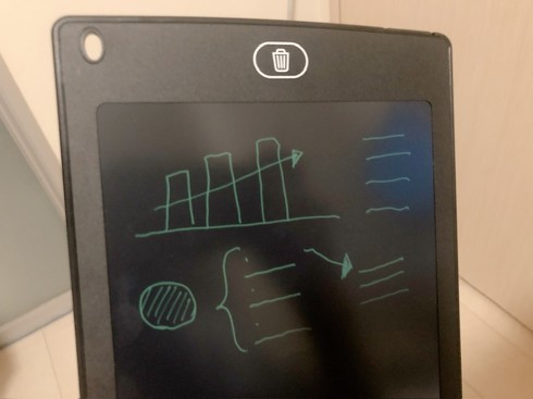 ダイソー「電子メモパッド」
