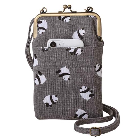 宝島社「永楽屋 細辻伊兵衛商店 パンダ柄 がま口スマホショルダーBAG BOOK SPECIAL PACKAGE ver.」