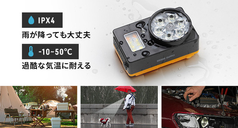 サンワダイレクト「モーションセンサーヘッドライト」