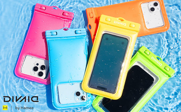 Hamee(ハミィ)「DIVAID フローティング防水ケース ワイドサイズ ショルダーストラップ」